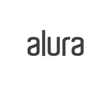 Logo da plataforma de cursos online de tecnologia Alura